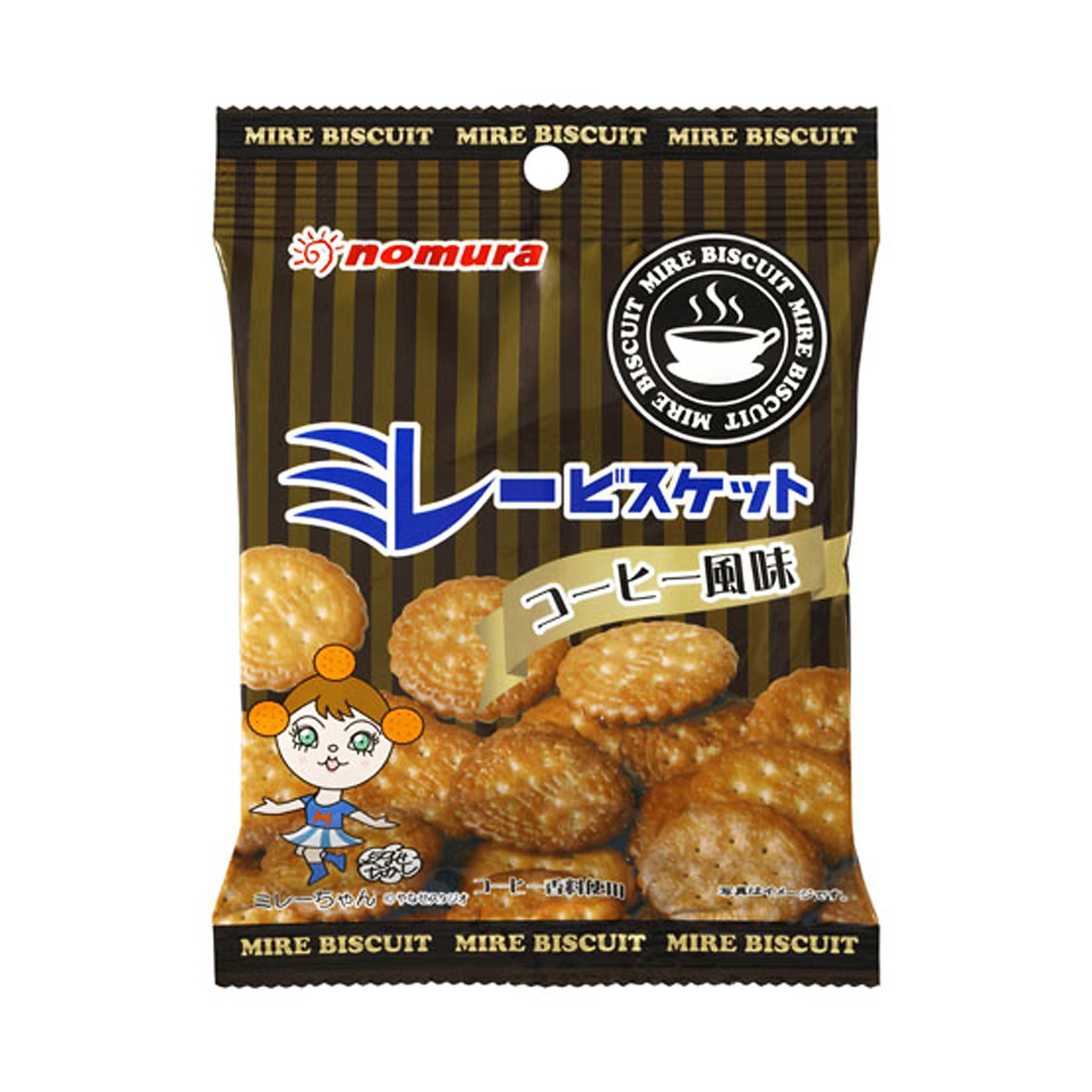 Nomura Irimame Yappari Majime Millet Biscuit Coffee Flavor